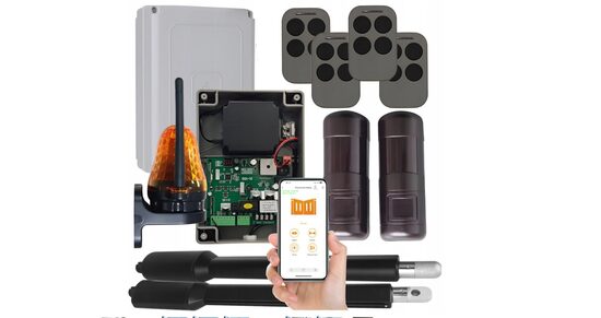 Veramo vārtu automātika  2x3m 600kg WiFI fotoelements lampa 4x pultis 