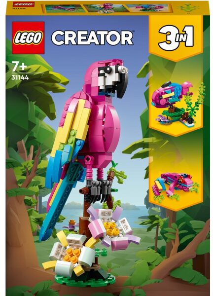 LEGO Creator 3in1 31144 eksotisks rozā papagailis